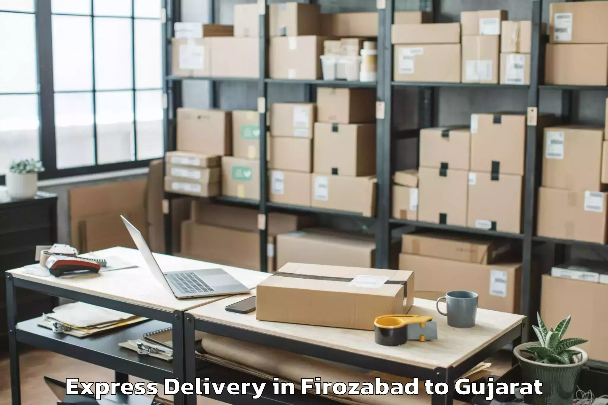 Reliable Firozabad to Nakhatrana Express Delivery